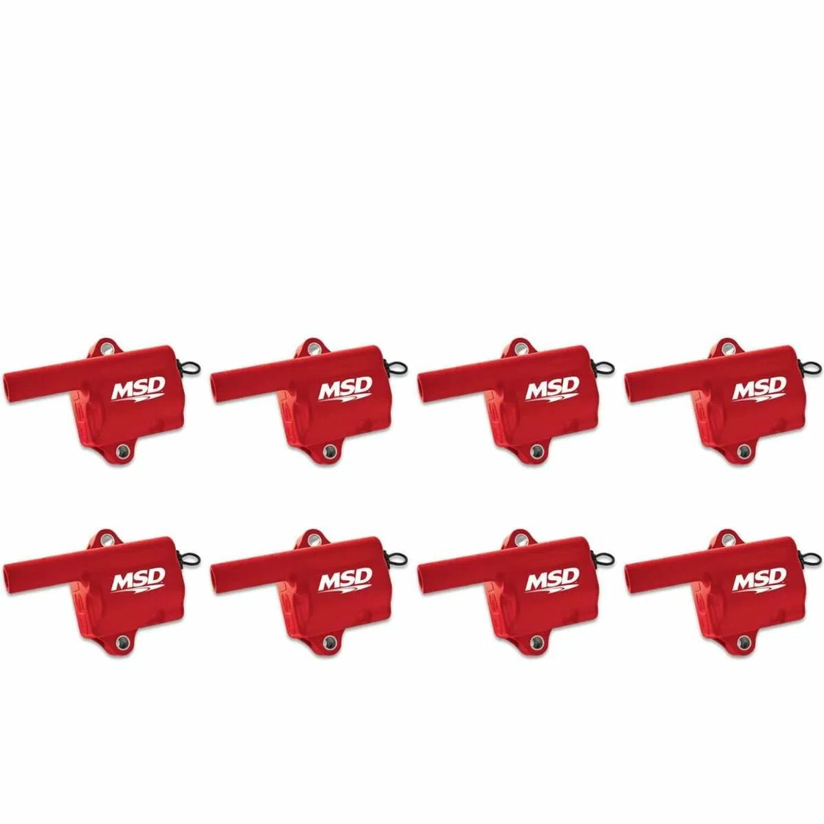 MSD Ignition Coils Pro Power Series 1999-2006 GM LS Truck Style Red 8Pack 82868
